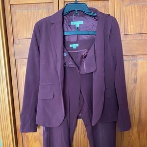 New York & Company Blazer/Suit Jacket and Boot Leg pants